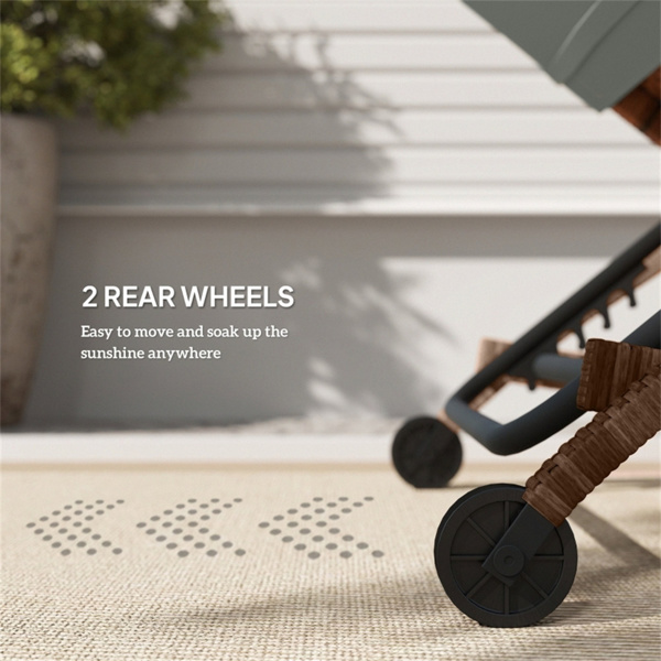 折叠式躺椅 /沙滩椅（周末不发货）（ Amazon Shipping）（WalMart禁售）-5