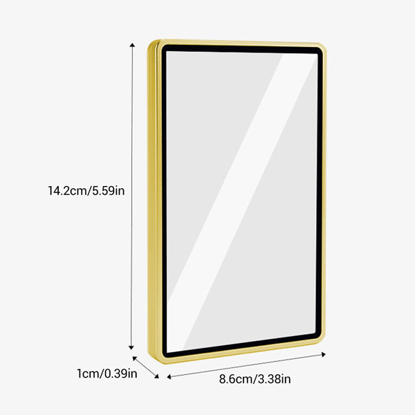 PSA金属框+玻璃评级卡砖保护壳 金色 1个（周末不发货）（tk,temu下自提）-4