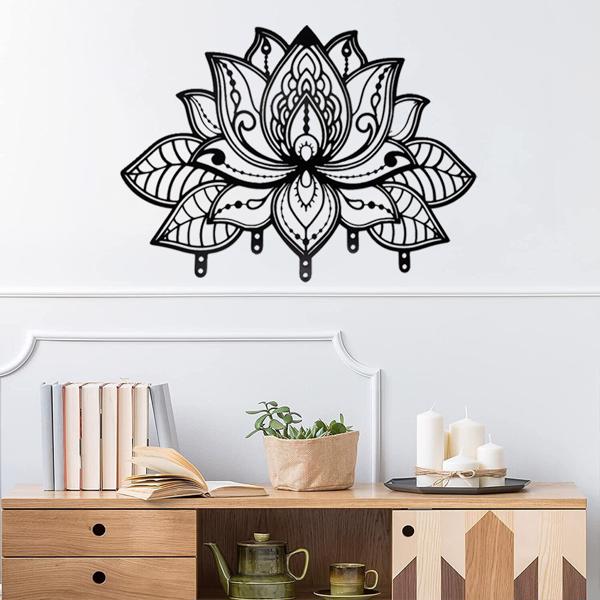 1pc当代金属壁挂式挂架：一个时尚的实用钩子。作为别致的装饰外套和收纳挂钩的理想选择，它提升了家庭和卧室墙壁装饰的风格，同时提供实用的收纳（TikTok、temu下自提）-15