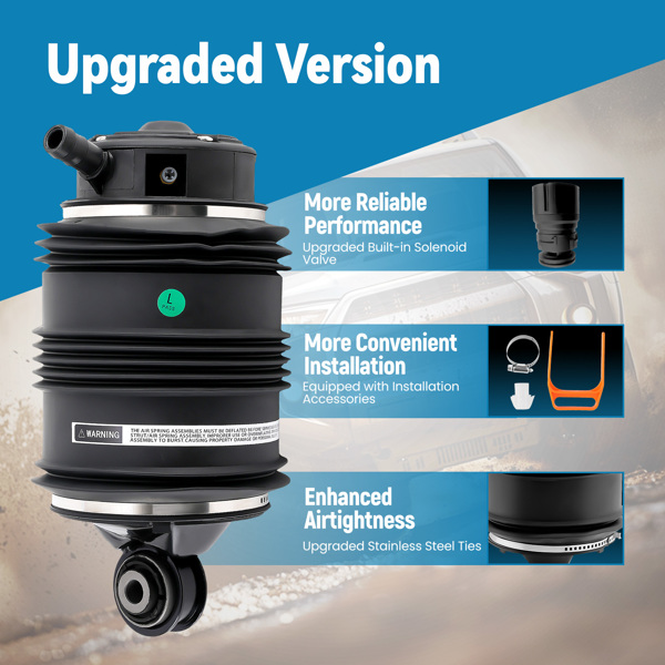 2X后空气悬架弹簧袋For Mercedes E-Class W211 E500 E350 E550-7