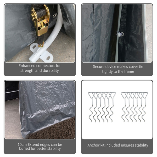 花园储物棚帐篷（周末不发货）（ Amazon Shipping）（WalMart禁售）-5