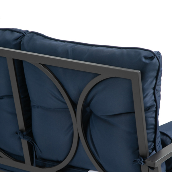 户外花园沙发 /外藤条沙发-浅灰色（周末不发货）-7