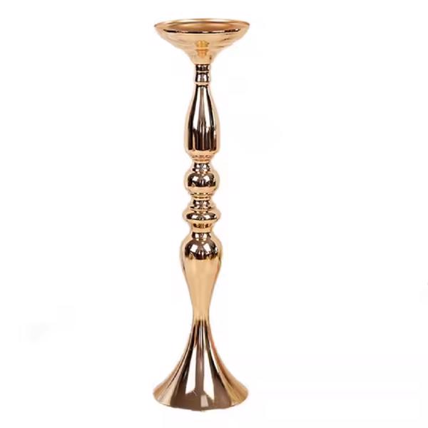 金属铁艺美人鱼烛台婚庆道具桌花花瓶花器工艺品装饰品摆件-4