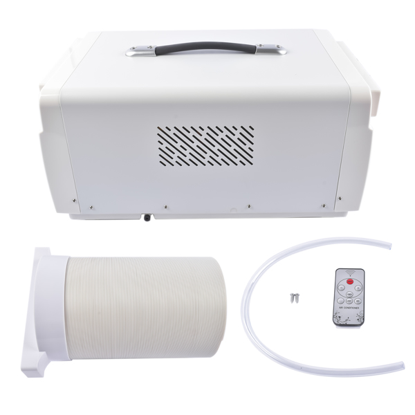 便携空调 110V AC Electric Portable Air Conditioner 650W Cooling Mini Outdoor Camping Tent RV AC Kit White -2