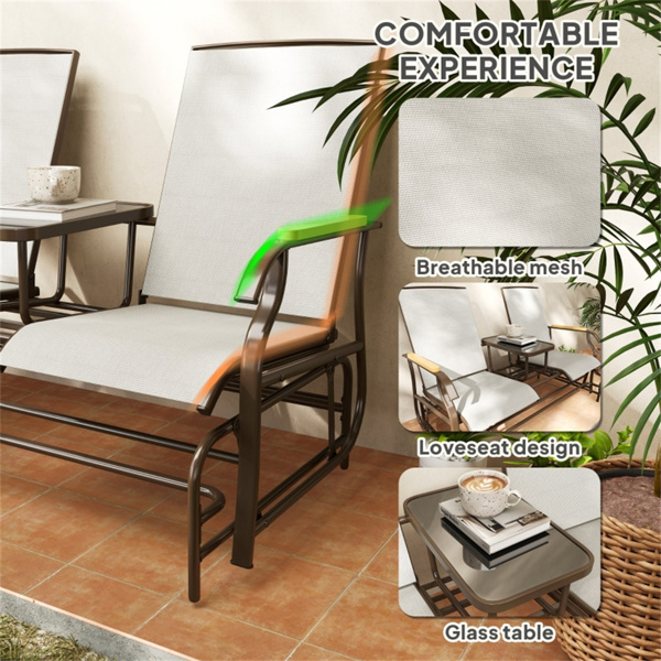 花园椅 /户外花园长椅 （周末不发货）（ Amazon Shipping）（WalMart禁售）-3