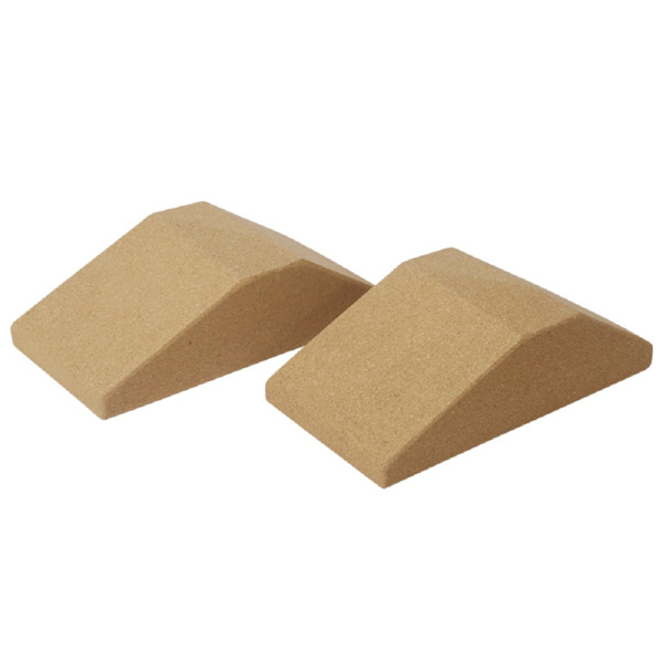 软木深蹲专用砖锲形砖异形砖健身砖保护膝盖高密度耐磨健身运动 标准款/一对/带收纳包-2