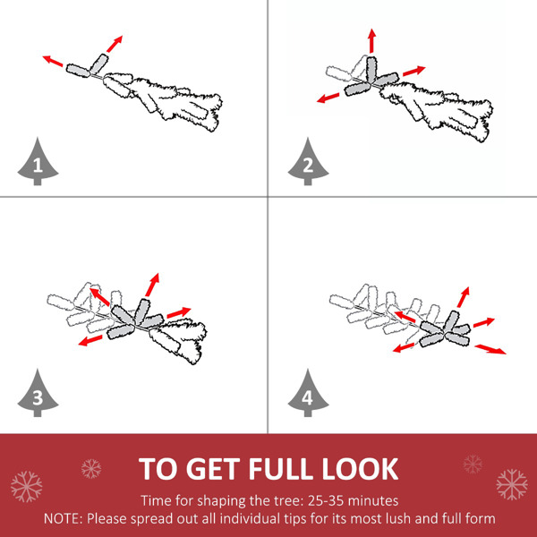 7 ft 圣诞树， -AS （周末不发货）-4