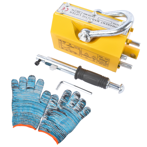 起重器 Magnetic Lifter Lifting Magnet Heavy Duty Permanent Lift Magnets 880 lbs/400 kg-6