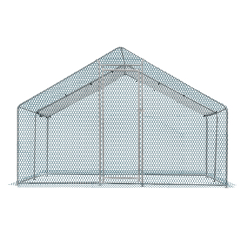 13 x 10 ft Large Metal Chicken Coop, Walk-in Poultry Cage Chicken Hen Run House with Waterproof Cover, Rabbits Cats Dogs Farm Pen for Outdoor Backyard Farm Garden
