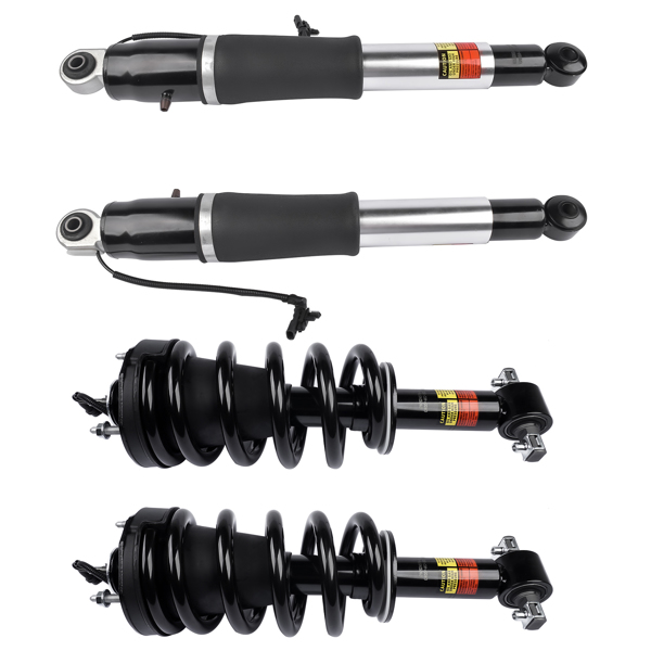 减震器 2Pcs Front Suspension Strut and Coil Spring Assembly and 2Pcs Rear Air Shock Absorber Fit for Cadillac Escalade Chevrolet Suburban Tahoe GMC Yukon 2015-2020-2