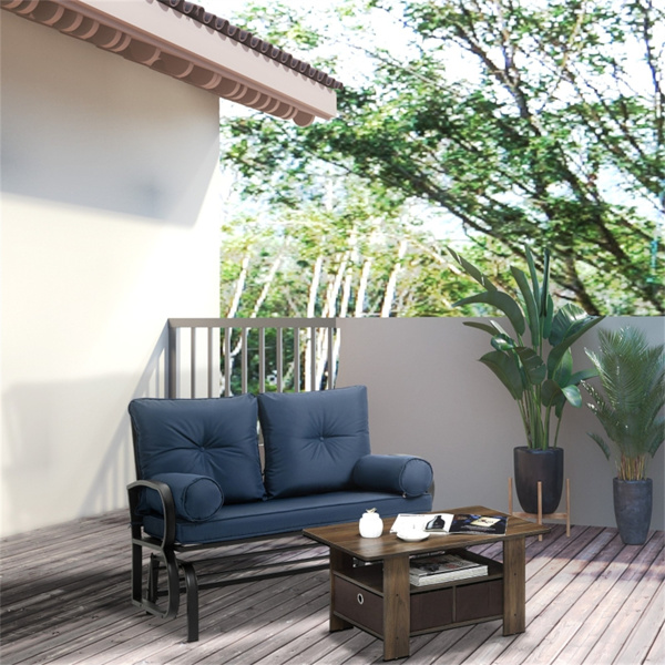 户外花园沙发 /外藤条沙发-浅灰色（周末不发货）-2