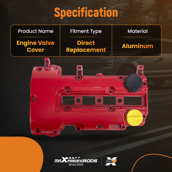 适用于雪佛兰科鲁兹 Trax Sonic Volt Encore ELR 11-19 1.4L 的铝制气门盖套件-6