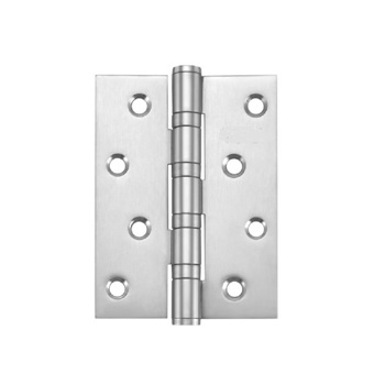 Stainless Steel Door Hinges for Wooden Doors Steel Ball Bearing Hinges Silver, 1 Pair