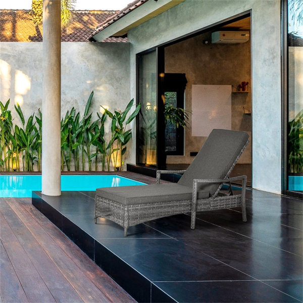 折叠式躺椅 /沙滩椅（周末不发货）（ Amazon Shipping）（WalMart禁售）-7