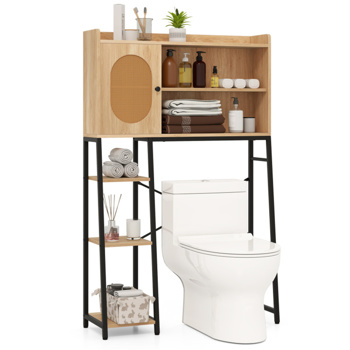 35” x 11.5” x 55” Over The Toilet Storage Cabinet 