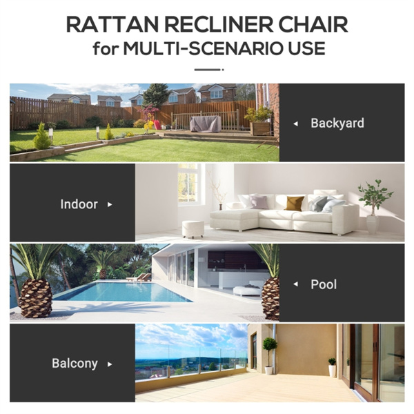 折叠式躺椅 /沙滩椅（周末不发货）（ Amazon Shipping）（WalMart禁售）-7