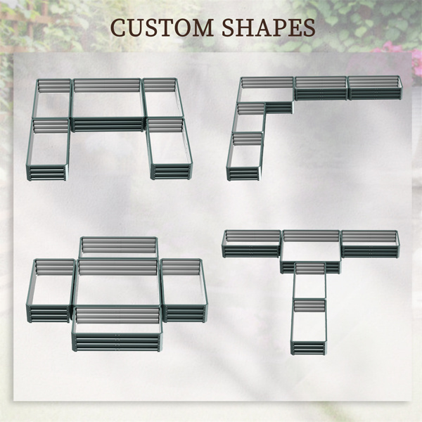 高架花园床/木制花盆 /木材种植箱（周末不发货）（ Amazon Shipping）（WalMart禁售）-4