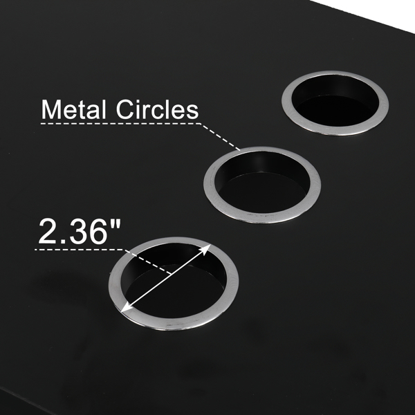 15厘E0刨花板麻面 2抽1锁1门3风筒 沙龙柜 N101 黑色【同款编码 63082170】-25
