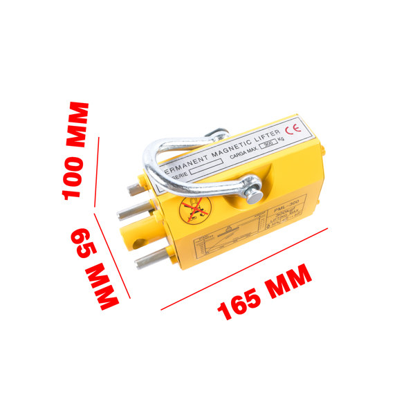起重器 Permanent Magnetic Lifter 660 lbs/300 kg Capacity Lifting Magnet Neodymium Hoist-10