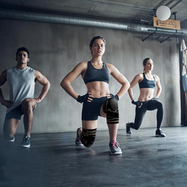 铜质膝支撑带，用于男女膝关节疼痛（1对），膝关节压缩套筒，用于关节炎，前交叉韧带，半月板撕裂，关节疼痛缓解，用于工作，跑步，举重的膝关节支撑（TK和TEMU平台只发自提订单）-4