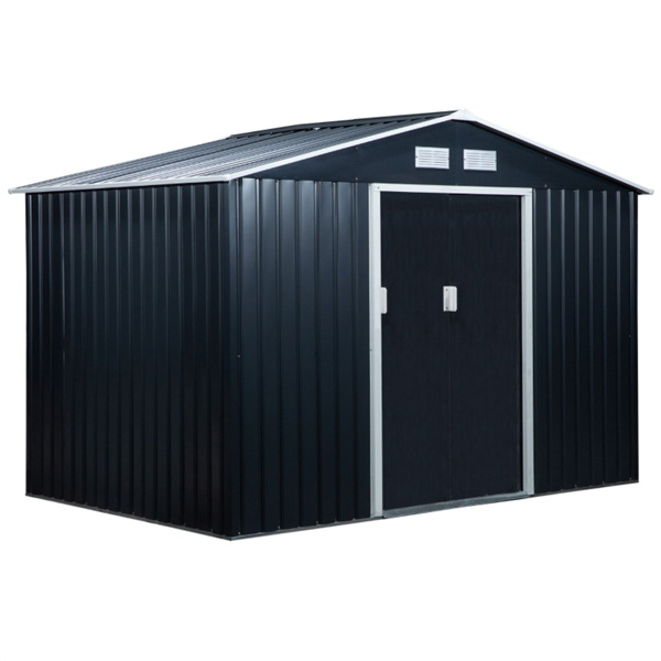 钢制仓库花园工具房7'x 4'白色-AS （ Amazon Shipping）（WalMart禁售）（周末不发货）-2