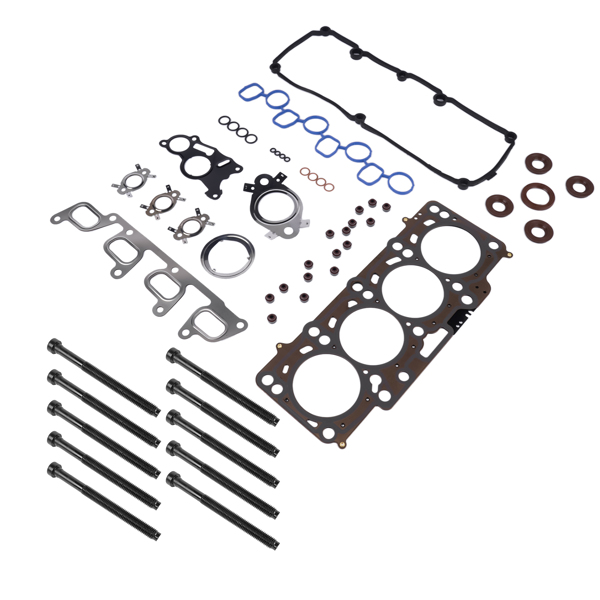发动机大修包 Cylinder Head Gasket w/ Screws for Audi Q5 A3 A5 A6 VW Golf Tiguan Skoda 2.0TDI 03L103383AK 03L103483C-5