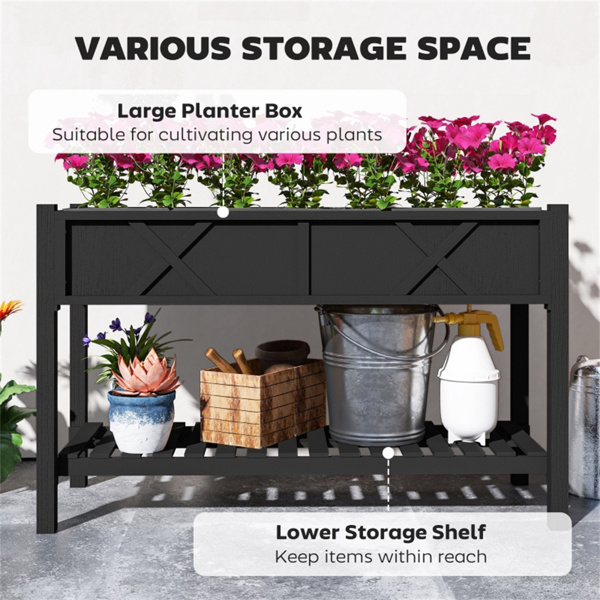 高架花园床/木制花盆 /木材种植箱（周末不发货）（ Amazon Shipping）（WalMart禁售）-4