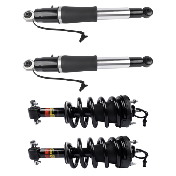 减震器 2Pcs Front Suspension Strut and Coil Spring Assembly and 2Pcs Rear Air Shock Absorber Fit for Cadillac Escalade Chevrolet Suburban Tahoe GMC Yukon 2015-2020-4