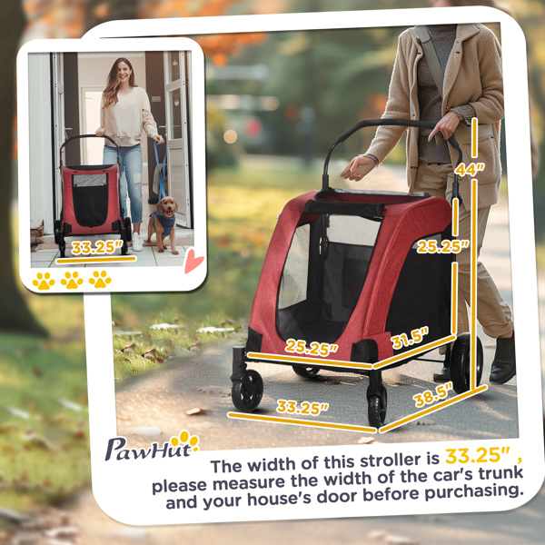 狗推车、宠物推车（ Amazon Shipping）（WalMart禁售）（周末不发货）-2