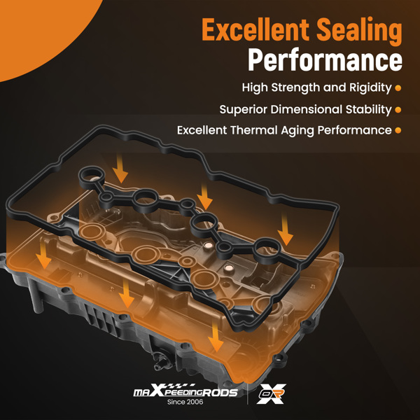 发动机气门盖（带垫片）适用于现代索纳塔 2.0L 2.4L 2015-2019 22400-2GGB0-5