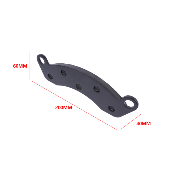 刹车片 4Pcs 10-12 k Trailer Disc Brake Pad Set for Dexter K71-180-00 2 Wheels Semi-Metallic-8