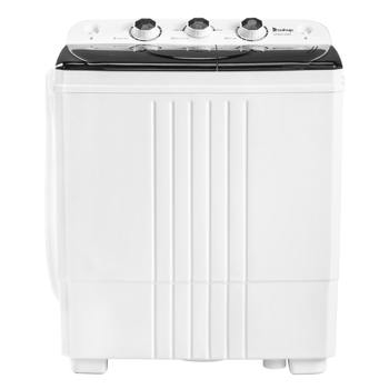 Twin Tub with Built-in Drain Pump XPB45-428S 20Lbs Semi-automatic Twin Tube Washing <b style=\\'color:red\\'>Machine</b>