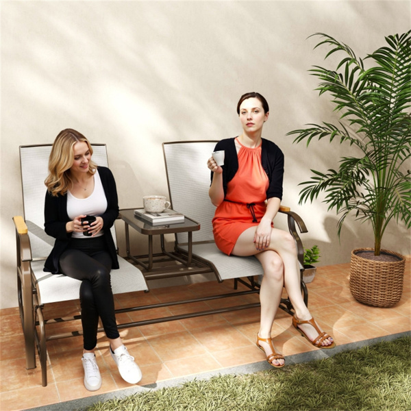 花园椅 /户外花园长椅 （周末不发货）（ Amazon Shipping）（WalMart禁售）-1