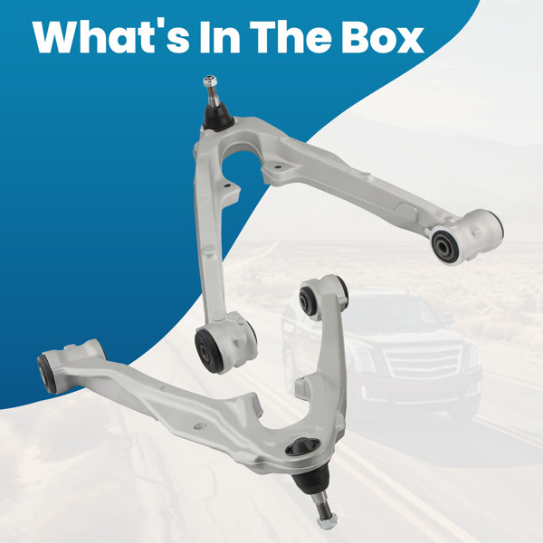  铝制前下控制臂球头 适用于 Silverado Sierra 1500  2014-2017 年-5