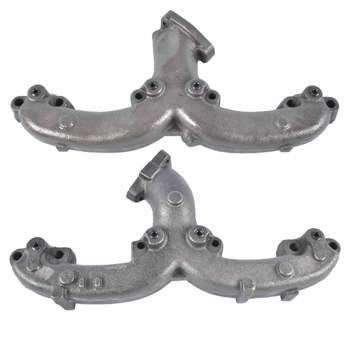 Pair Rear Manifolds for 1969-1972 Chevy GMC Blazer Jimmy Pickup Truck Van V8 674-199, 674-201
