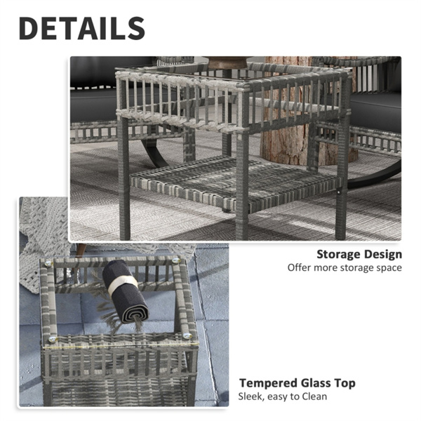 2pcs 花园椅 /旋转椅（周末不发货）（ Amazon Shipping）（WalMart禁售）-7