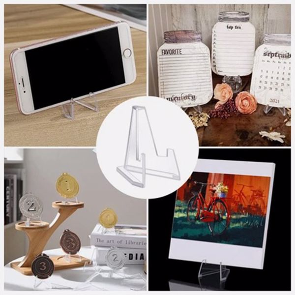 24个钱币展示架摆放纪念章钱币小圆盒三角支架纪念币展示架-6