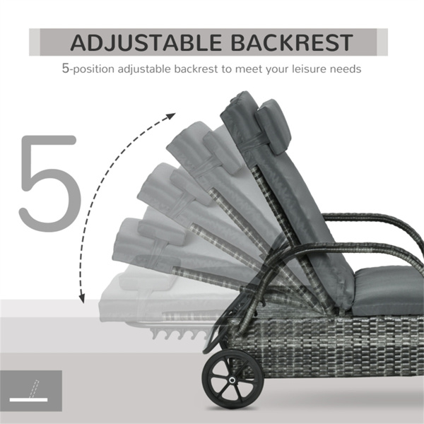 折叠式躺椅 /沙滩椅（周末不发货）（ Amazon Shipping）（WalMart禁售）-4