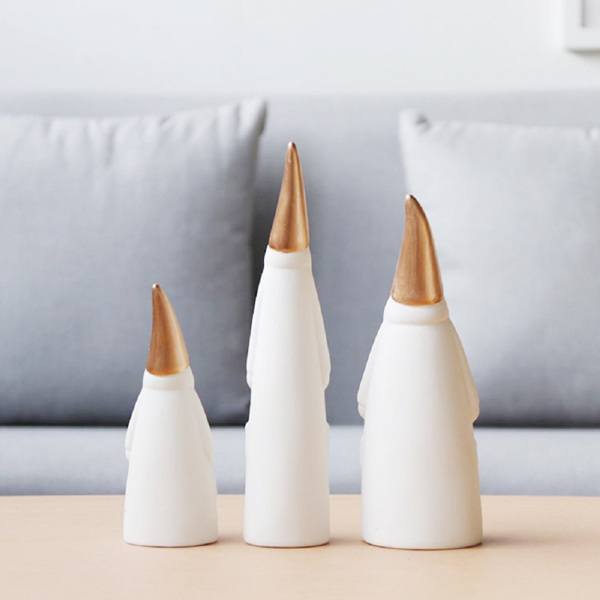 家居装饰客厅摆设工艺品 圣诞老人-三件套-4