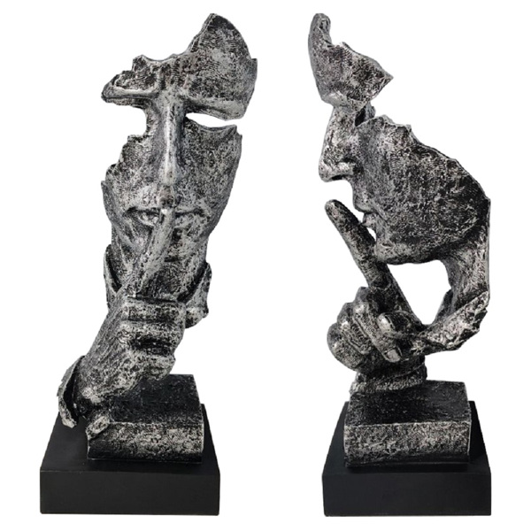 树脂摆件家居客厅办公室酒柜摆设电视柜书柜书架装饰品-5