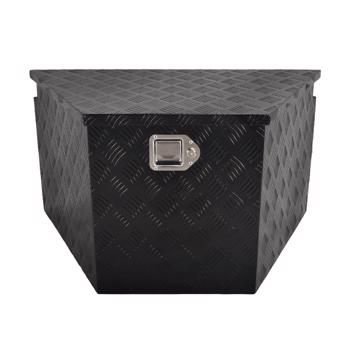 工具箱 Aluminum Tool Box Black, foot 33"* 19"* 18",pattern 5,single lock,single spring MT018033（禁售亚马逊 & TEMU）(不支持无理由退货)