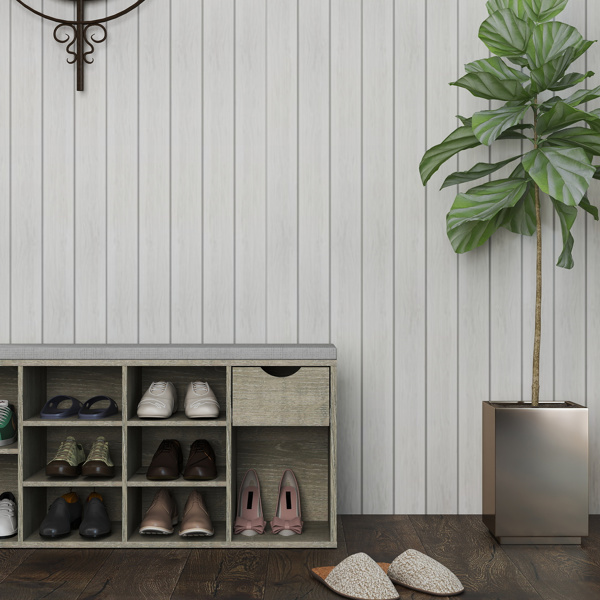 储物凳、换鞋凳、带软垫、抽屉和开放式隔间的玄关凳、带储物功能的长凳、三层鞋架长凳-8