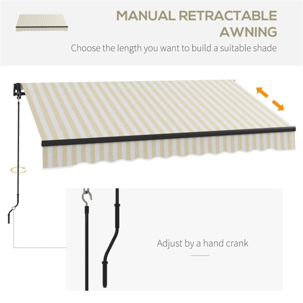 伸缩式遮阳棚  （周末不发货）（ Amazon Shipping）（WalMart禁售）-4
