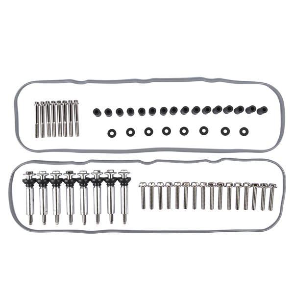 气门室盖 Engine Valve Cover with Mounting Hardware for Chevrolet Small Block V8 Gen. III/IV (LS Based) LS1, LS2, LS3, LS6, LS7 Engines-4