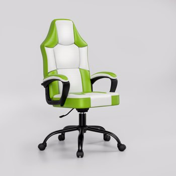 Ergonomic <b style=\\'color:red\\'>Gaming</b> Chair, Height Adjustable Computer Chair, Pu Leather PC Chair with Castors