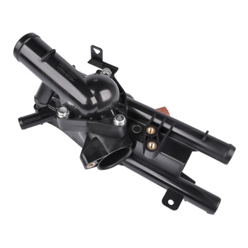 Thermostat Housing for Hyundai Santa Fe Sport Sonata Tucson Kia Optima Sportage Sorento 2010-2016 Black Plastic 25600-2G500 902-5128 256002G500