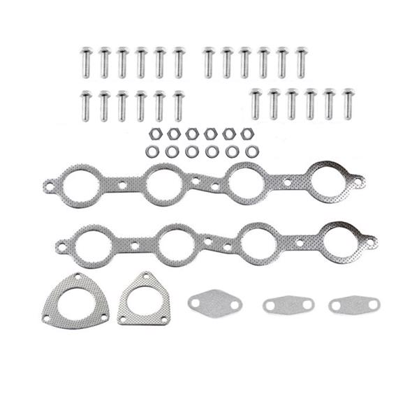 排气管 Fit For 2001-2003 Chevy Silverado 1500 HD,2001-2003 GMC Sierra 1500 6.0L Escalade ESV Header MT001217（禁售亚马逊 & TEMU）(不支持无理由退货)-6