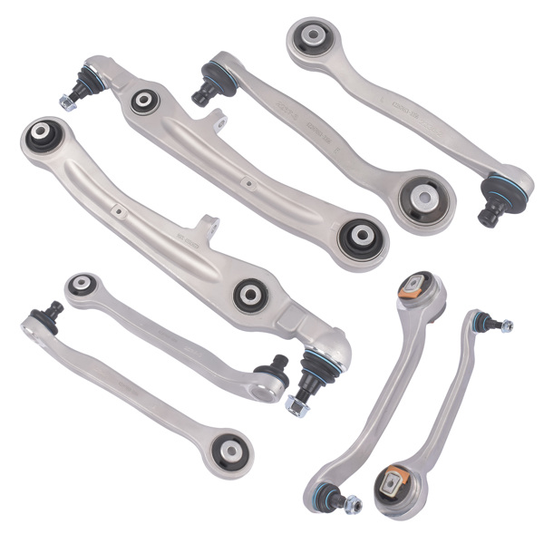 控制臂 For 04-19 Bentley Gt Gtc & Flying Spur Upper & Lower Suspension Control Arms Set 3W0407510 3W0407509  3W0407505  3W0407506-9
