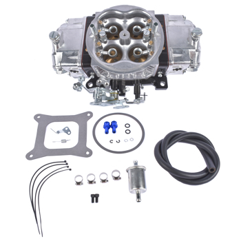 750 CFM Billet Aluminum 4 Barrel Square Bore Double Pumper Race Carburetor BR-67200 Gasoline Mechanical No Choke