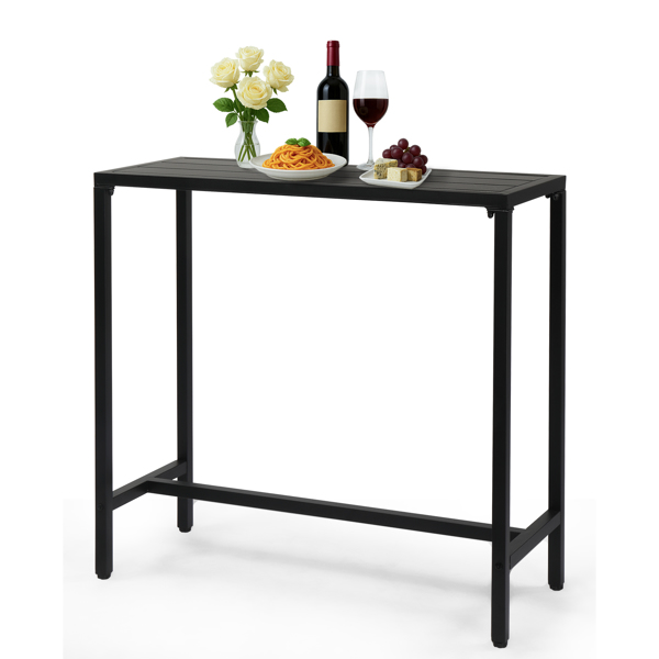 【替换85040527】黑色 带调节旋钮 铁 庭院吧桌 40in-17